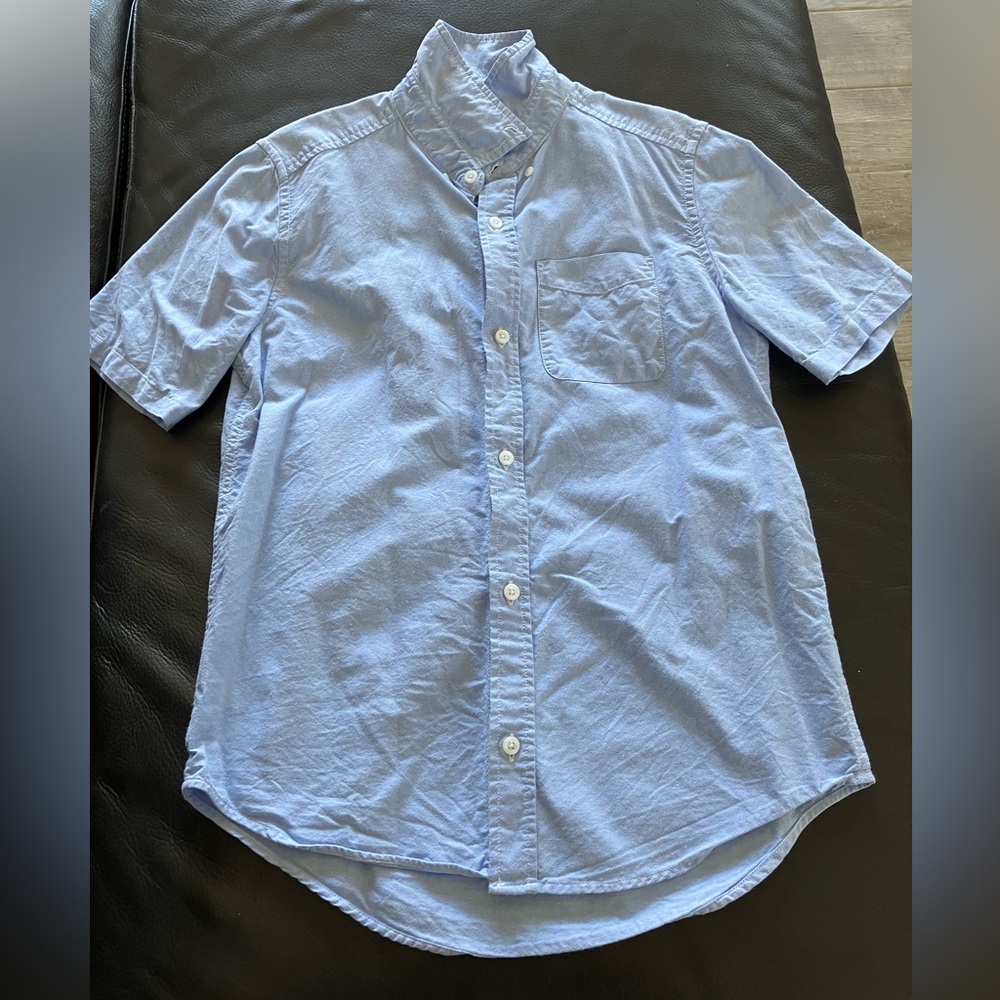 Children’s Place Button Down Short Sleeve Shirt Size 14